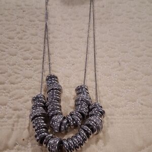 Chic Silver Ring Necklace